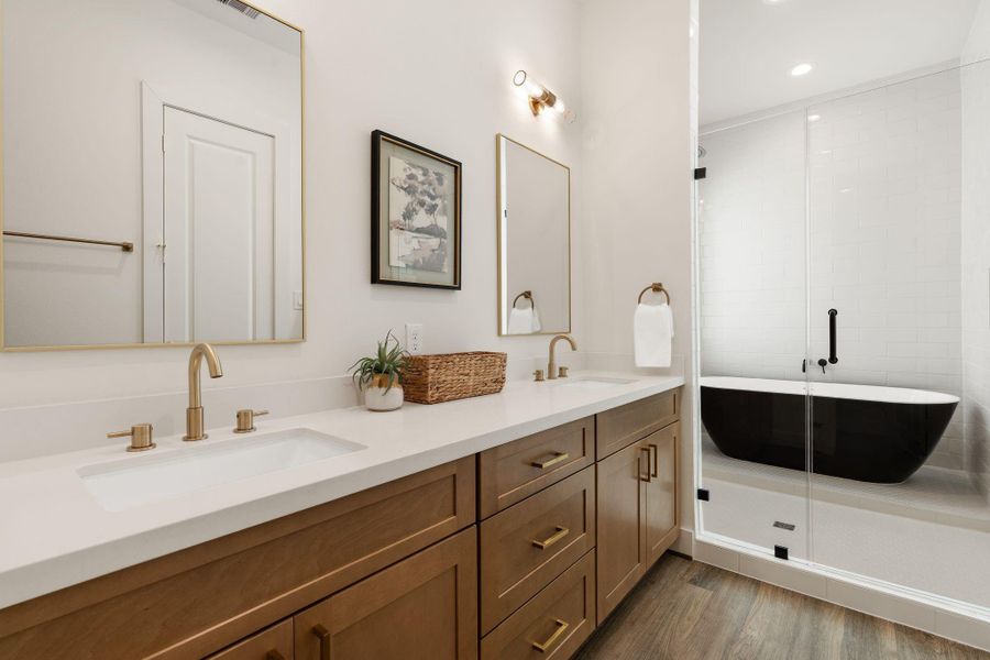 Furnished interior view inside a new home in , Houston (Image 27).