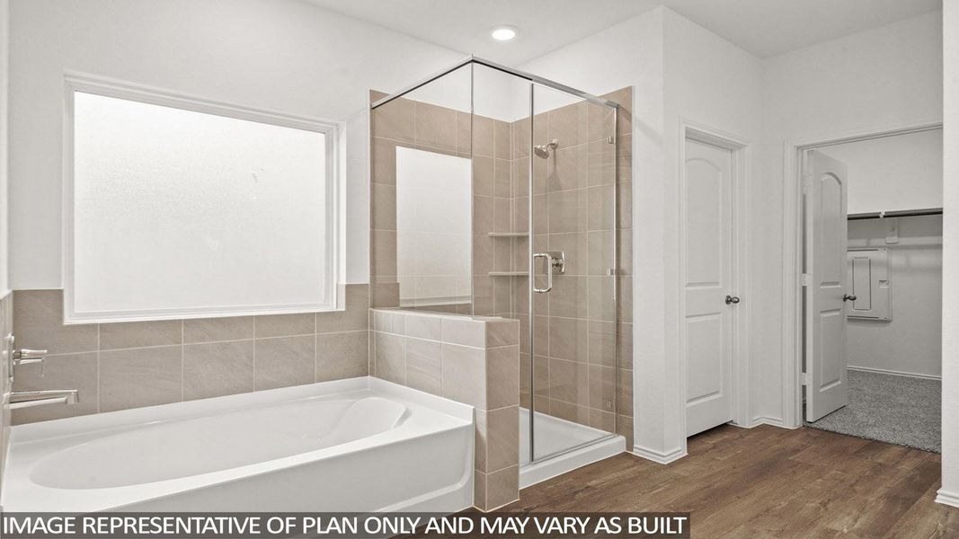 Furnished interior view inside a new home in Cypress Green, Tomball (Image 8).