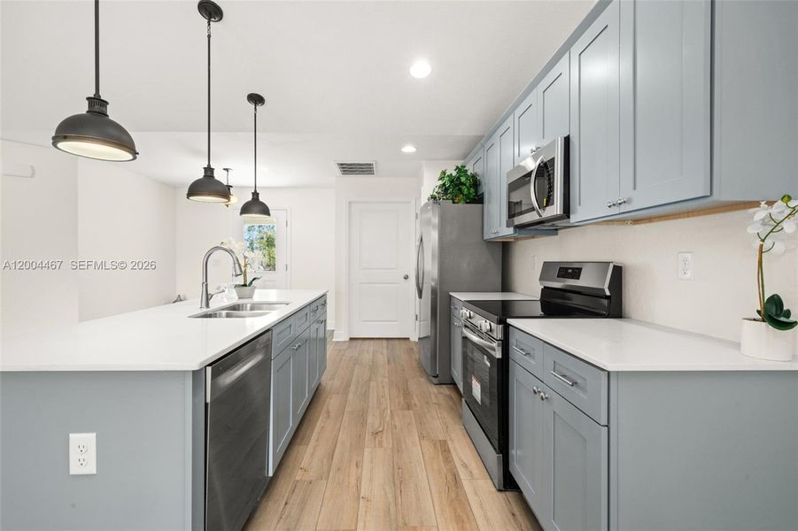 Furnished interior view inside a new home in , Sebring (Image 9).
