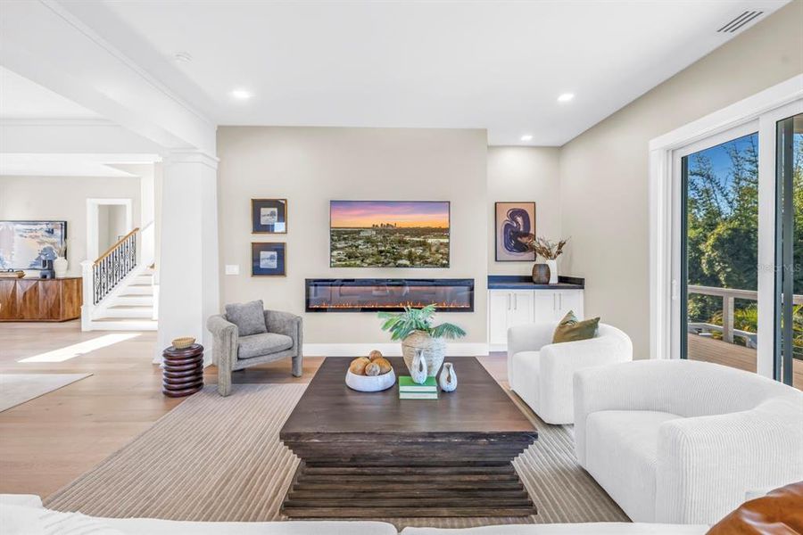 Furnished interior view inside a new home in , St. Petersburg (Image 52).