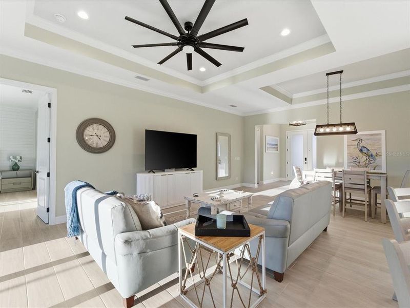 Furnished interior view inside a new home in , Rotonda West (Image 10).