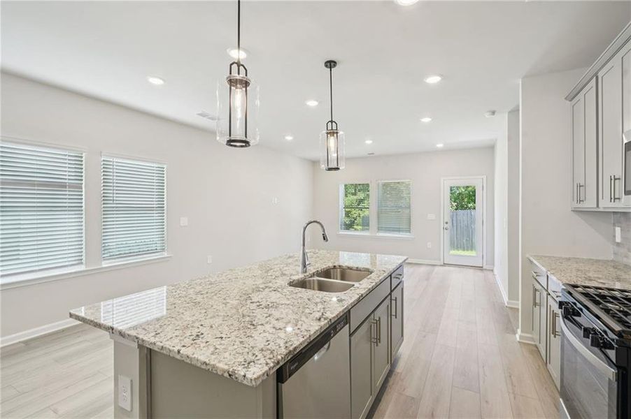 Furnished interior view inside a new home in , Conyers (Image 10).