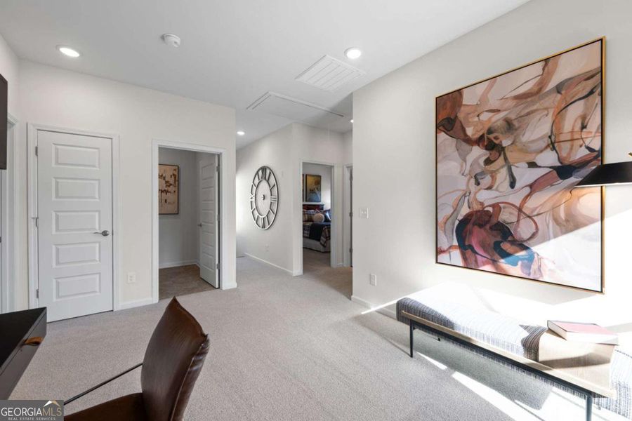 Furnished interior view inside a new home in Stonebridge North, Macon (Image 23).