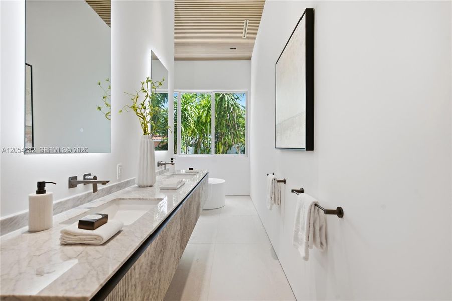 Furnished interior view inside a new home in , Miami Springs (Image 6). Furnished interior view inside a new home in , Miami Springs (Image 6).