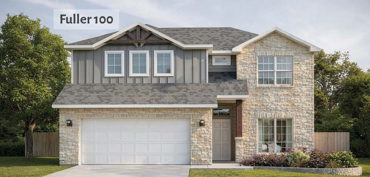 Image 12 representing the Fuller by Omega Builders in Southern Pointe, College Station, TX.