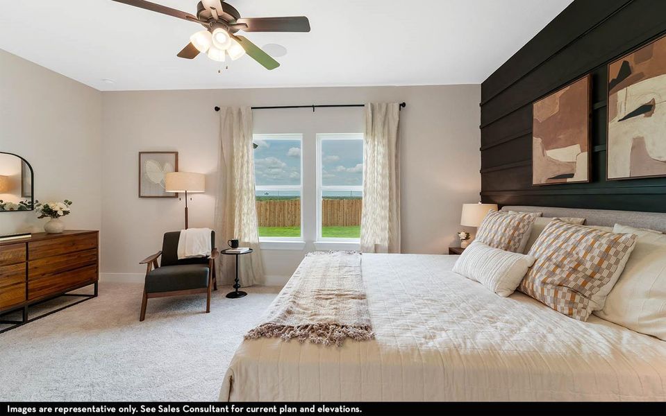 Furnished interior view inside a new home in Pecan Estates, Crosby (Image 15).