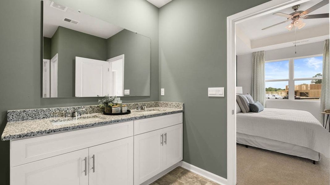 Representative furnished interior of a home built from the Plan by D.R. Horton in Wrenfield at Chanticleer, North Augusta (Image 32). Representative furnished interior of a home built from the Plan by D.R. Horton in Wrenfield at Chanticleer, North Augusta (Image 32).