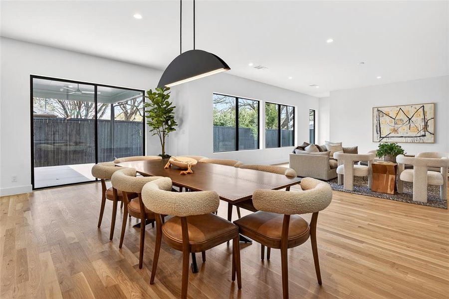 Furnished interior view inside a new home in , Dallas (Image 12).