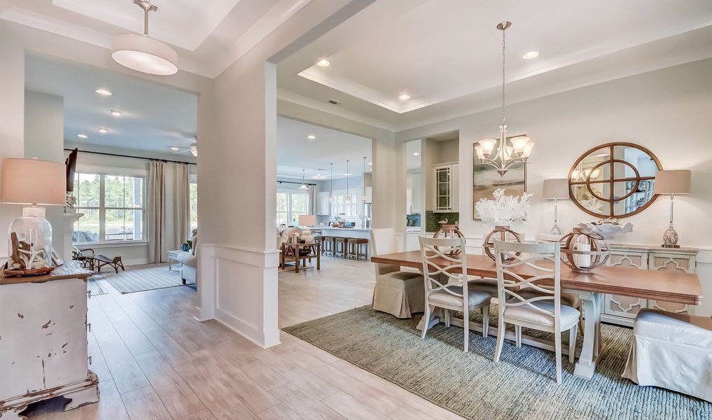 Dining room off foyer