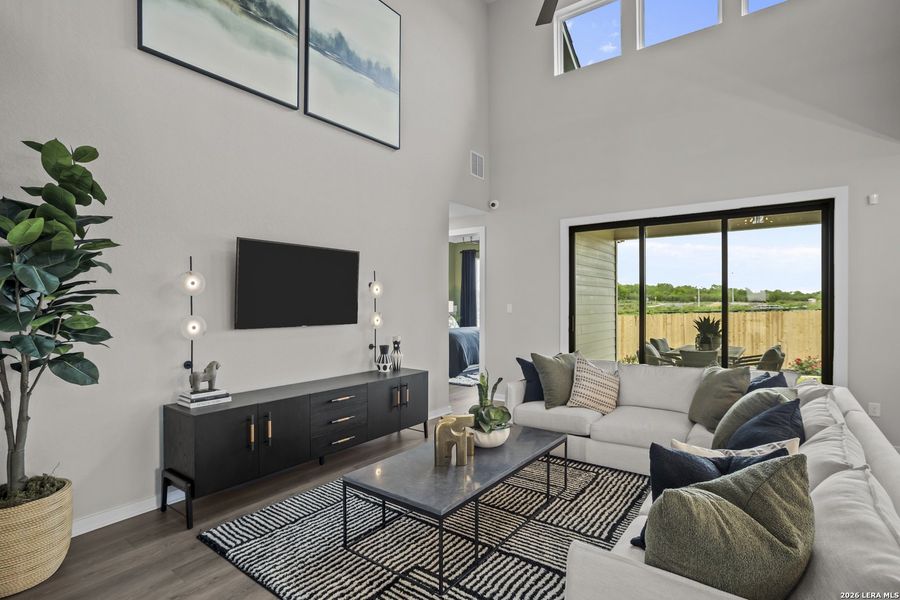 Furnished interior view inside a new home in The Parklands, Schertz (Image 25). Furnished interior view inside a new home in The Parklands, Schertz (Image 25).