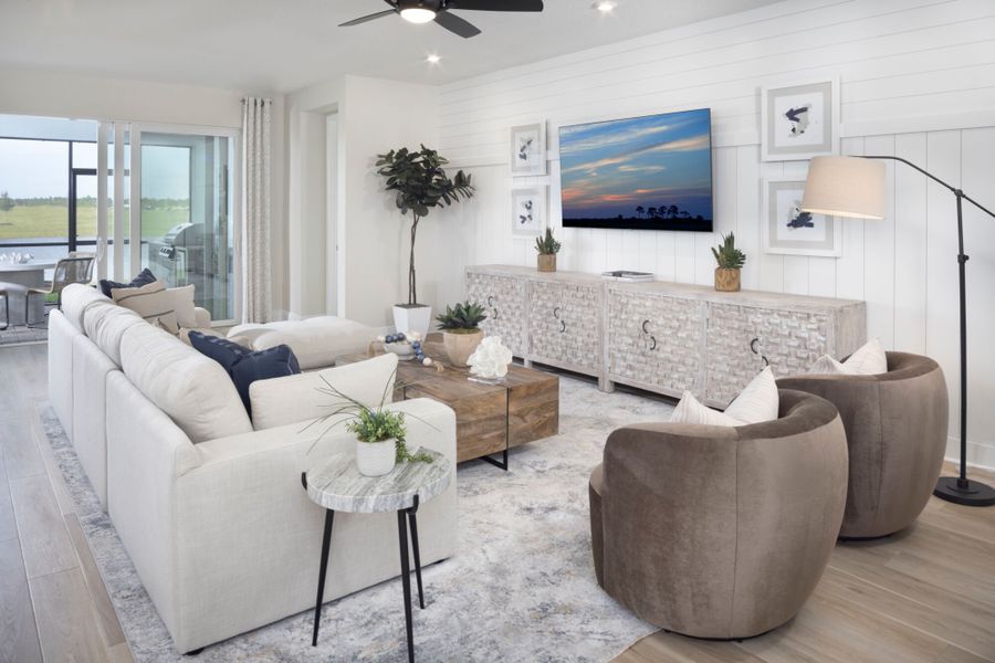 Furnished interior view inside a new home in Summerlit, Naples (Image 5).