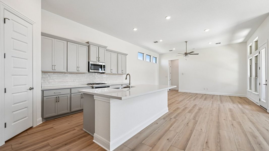 Furnished interior view inside a new home in Flora, Hutto (Image 7).
