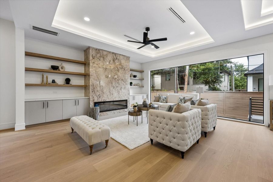 Furnished interior view inside a new home in , Houston (Image 9). Furnished interior view inside a new home in , Houston (Image 9).
