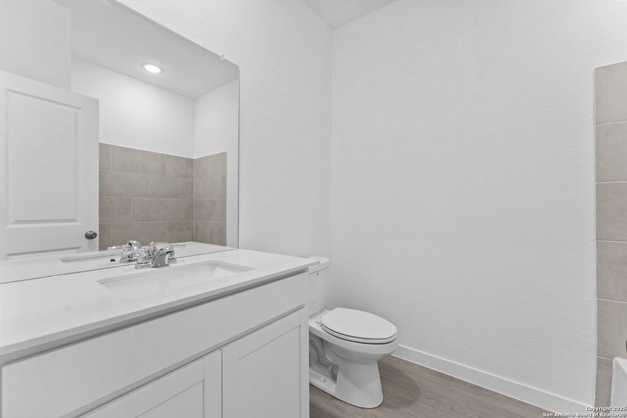 Furnished interior view inside a new home in , New Braunfels (Image 8).