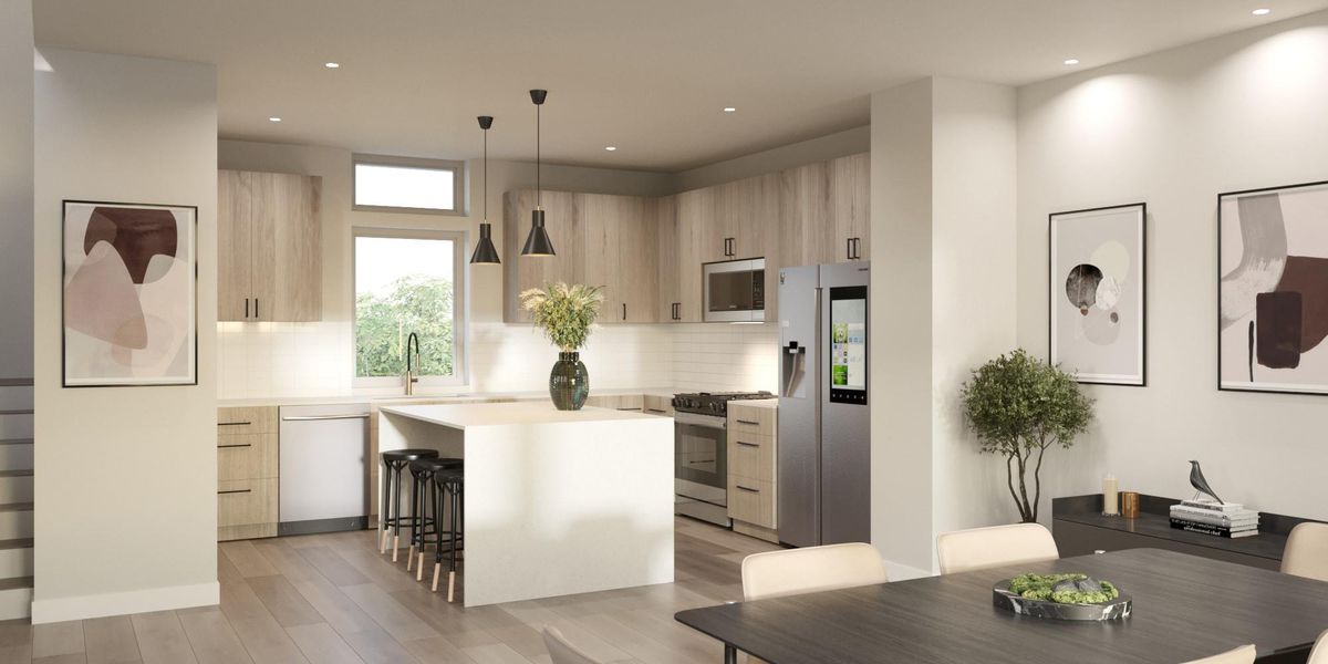 Furnished interior view inside a new home in , Houston (Image 3).