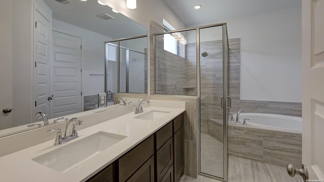 Furnished interior view inside a new home in Kallison Ranch, San Antonio (Image 7). Furnished interior view inside a new home in Kallison Ranch, San Antonio (Image 7).