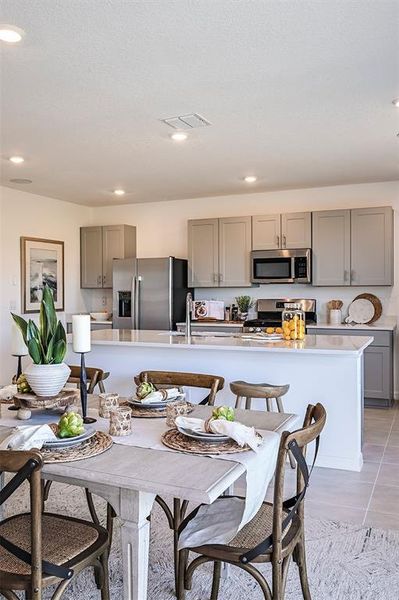 Furnished interior view inside a new home in Waterstone, Groveland (Image 11).
