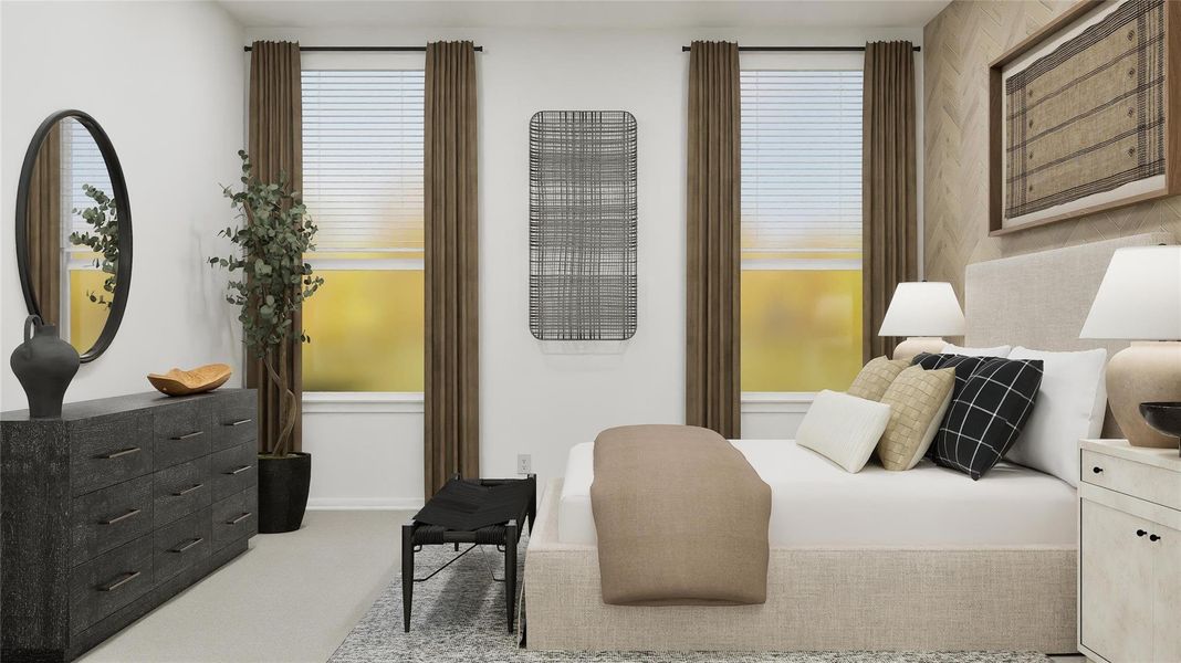 Furnished interior view inside a new home in Anniston, Katy (Image 11).