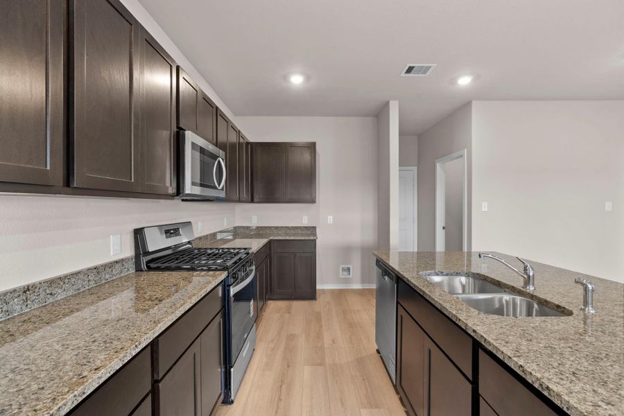 Furnished interior view inside a new home in Arabella on the Prairie, Richmond (Image 11).