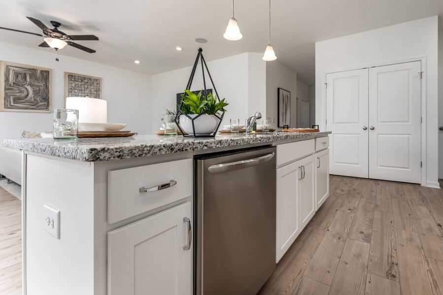 Furnished interior view inside a new home in Marlin Pointe, White House (Image 10).