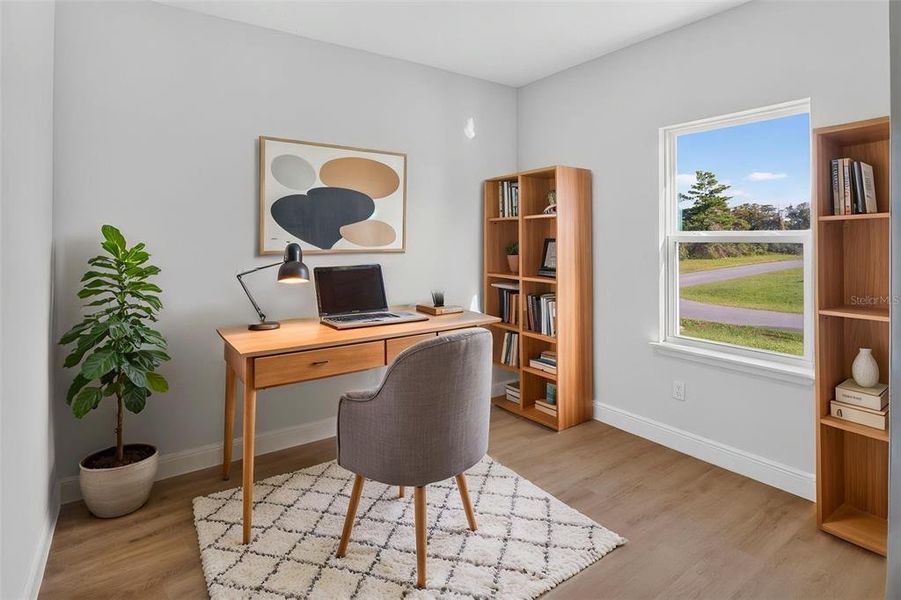 Furnished interior view inside a new home in , Ocala (Image 7).