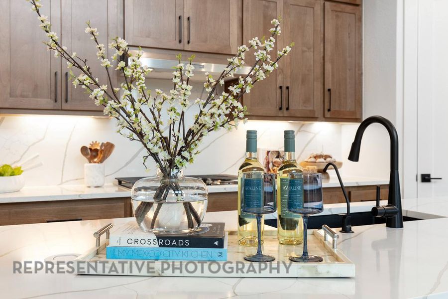Close-up of interior finishes inside a home in Wolf Ranch, Georgetown (Image 22).