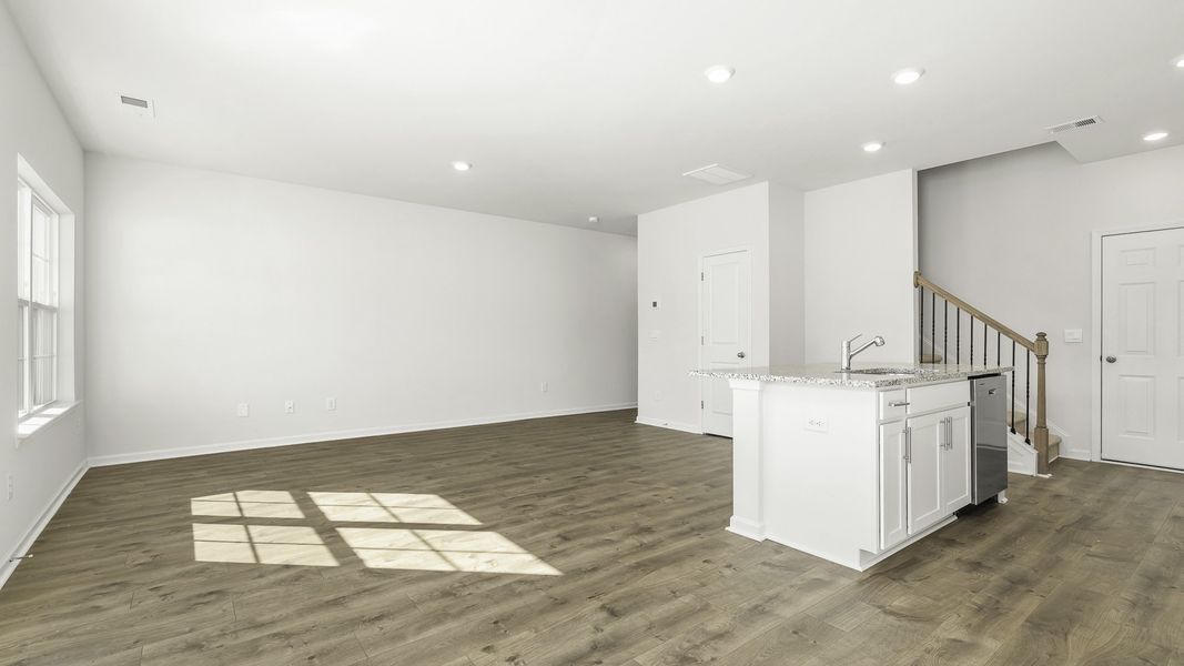 Spacious, unfurnished interior of a new home in Brightwood Farm, Whitsett (Image 15). Spacious, unfurnished interior of a new home in Brightwood Farm, Whitsett (Image 15).