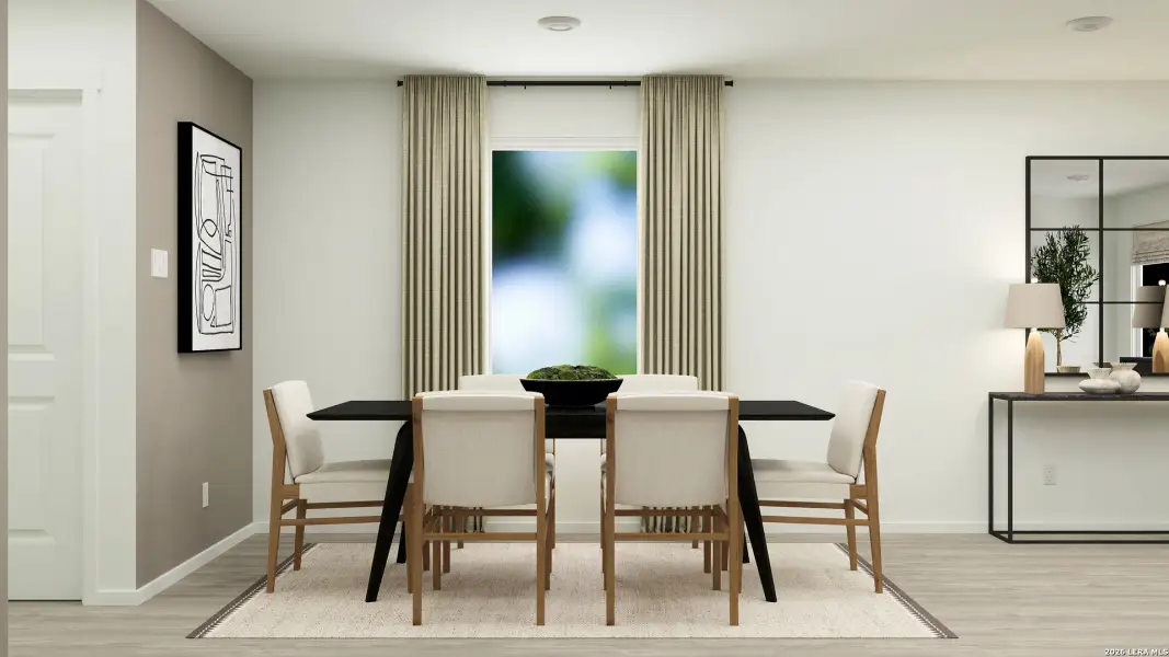 Furnished interior view inside a new home in Sapphire Grove, San Antonio (Image 21).