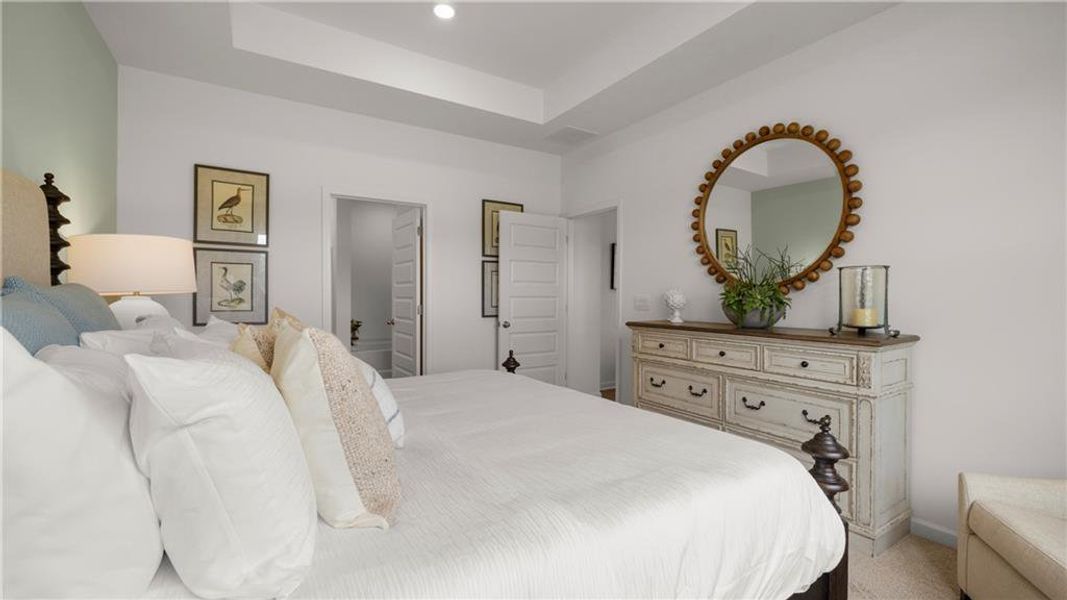 Furnished interior view inside a new home in Fox Crossing, Griffin (Image 5). Furnished interior view inside a new home in Fox Crossing, Griffin (Image 5).