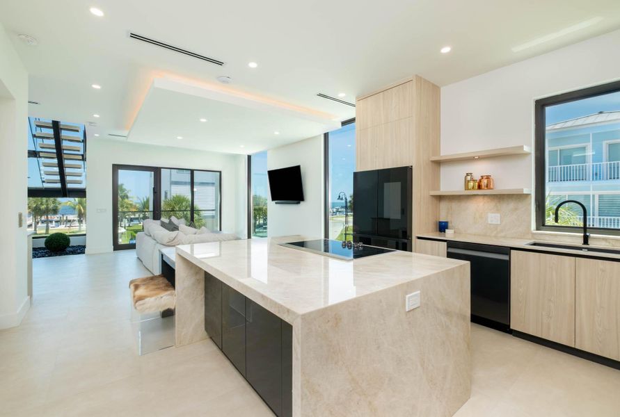 Furnished interior view inside a new home in , Key Largo (Image 3).
