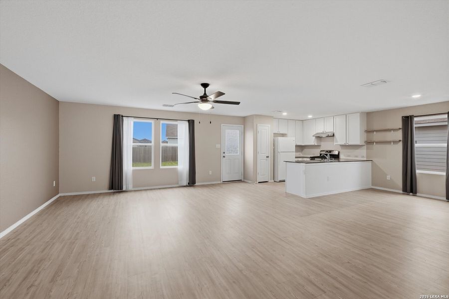 Spacious, unfurnished interior of a new home in , Converse (Image 16). Spacious, unfurnished interior of a new home in , Converse (Image 16).
