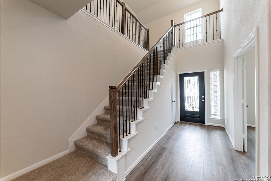 Spacious, unfurnished interior of a new home in The Woodlands at Medina Hills, Mico (Image 14).