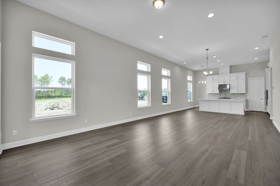 Representative unfurnished interior of a home built from the Naples by Riverside Homes in Mariposa at EverRange, Jacksonville (Image 28).