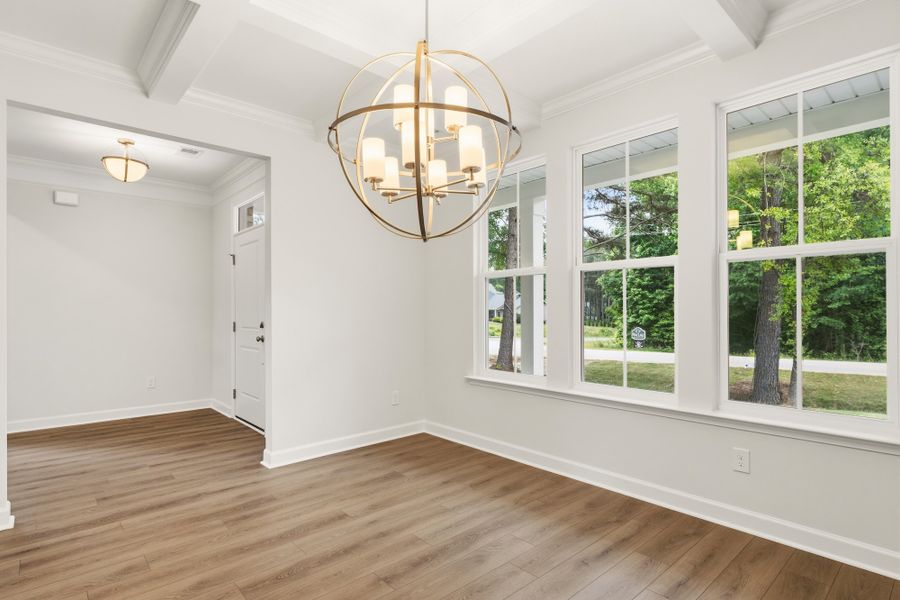 Spacious, unfurnished interior of a new home in Landing at Pine Lake, Anderson (Image 19).