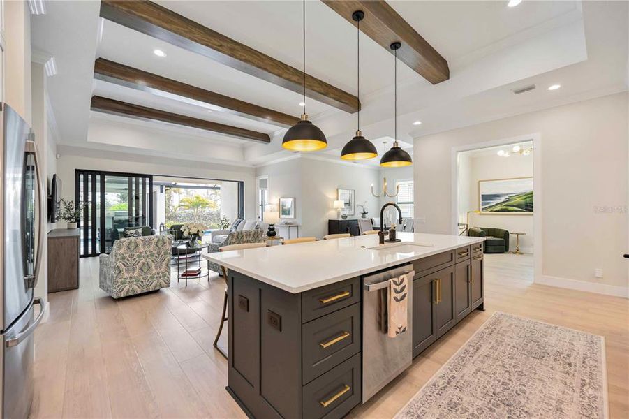 Furnished interior view inside a new home in Gran Place, Venice (Image 33).