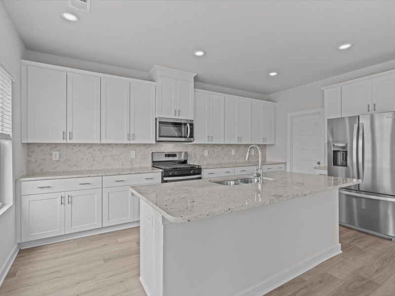 Furnished interior view inside a new home in Chatham Forest, Duncan (Image 5). Furnished interior view inside a new home in Chatham Forest, Duncan (Image 5).