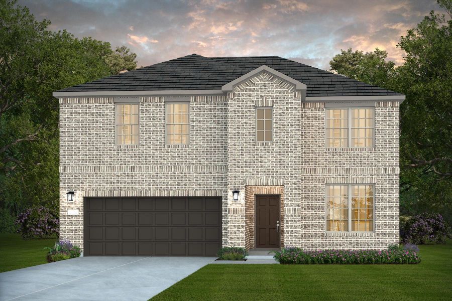 Representative exterior photo of a completed home built from the Sweetwater by Pulte Homes in Nopal Valley, San Antonio, TX (Image 22).