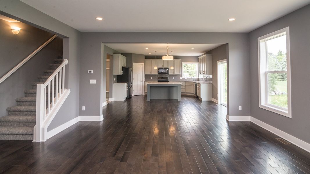 Representative unfurnished interior of a home built from the The Hartland by Norfolk Homes in Coronado Estates, Jackson (Image 25).