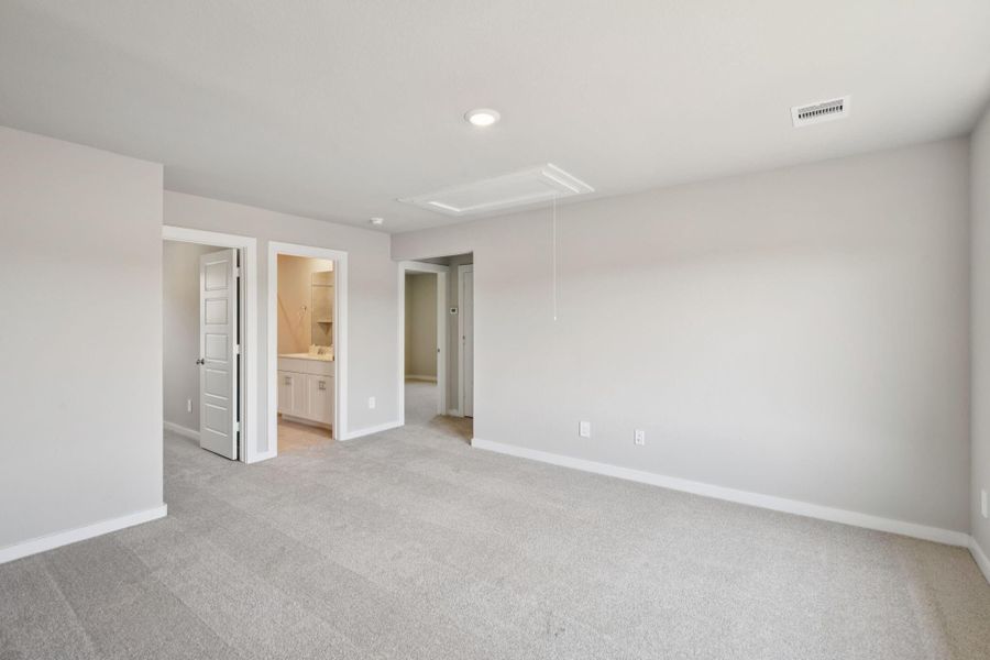 Spacious, unfurnished interior of a new home in Pine Lake Cove - Traditional Series, Montgomery (Image 30). Spacious, unfurnished interior of a new home in Pine Lake Cove - Traditional Series, Montgomery (Image 30).