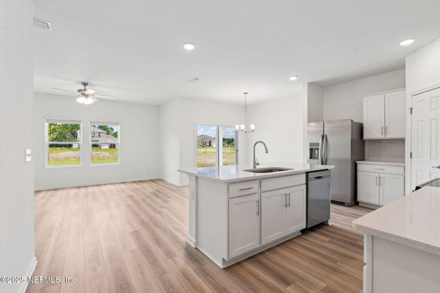 Furnished interior view inside a new home in Panther Creek, Jacksonville (Image 15). Furnished interior view inside a new home in Panther Creek, Jacksonville (Image 15).