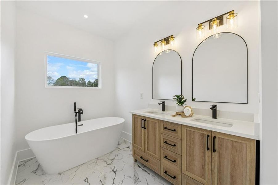 Furnished interior view inside a new home in , Loganville (Image 18).