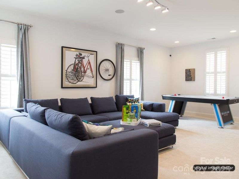 Furnished interior view inside a new home in , Fort Mill (Image 8).