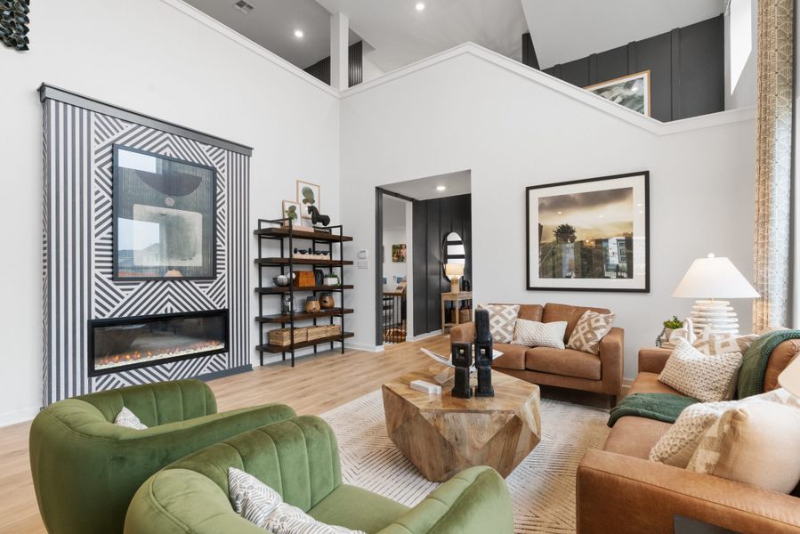Furnished interior view inside a new home in Nolina, Georgetown (Image 56).