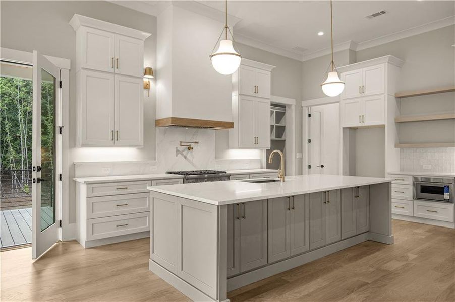 Furnished interior view inside a new home in , Newnan (Image 17).