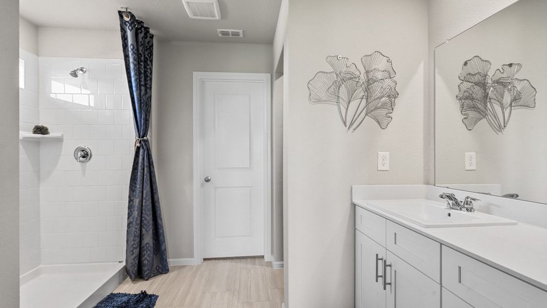 Furnished interior view inside a new home in Townes Landing, Fort Worth (Image 26).