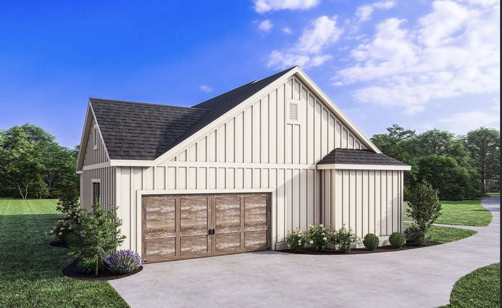 Representative exterior photo of a completed home built from the Anna by Zeal Home Builders in Patti Lynn Hills, Paradise, TX (Image 16). Representative exterior photo of a completed home built from the Anna by Zeal Home Builders in Patti Lynn Hills, Paradise, TX (Image 16).