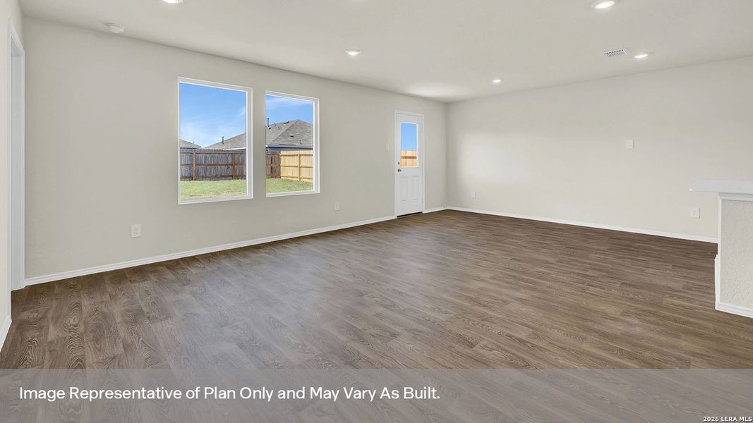 Spacious, unfurnished interior of a new home in Navarro Fields, Seguin (Image 13). Spacious, unfurnished interior of a new home in Navarro Fields, Seguin (Image 13).