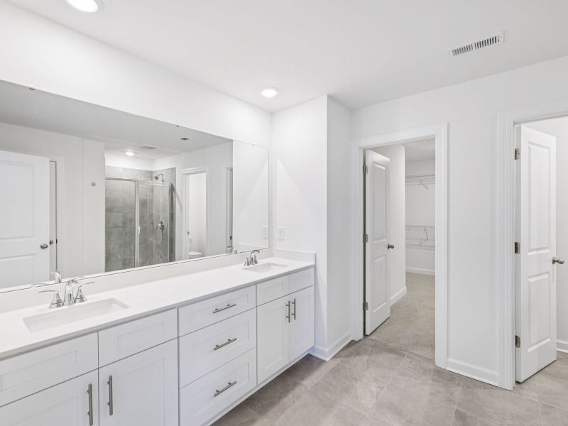 Furnished interior view inside a new home in Nelson's Creek, Mocksville (Image 6).
