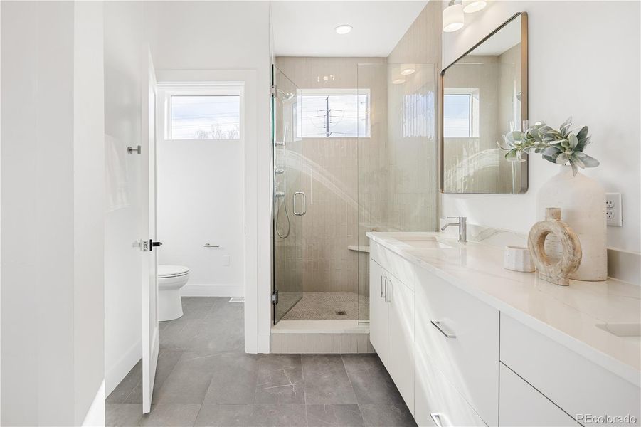 Furnished interior view inside a new home in , Denver (Image 39).