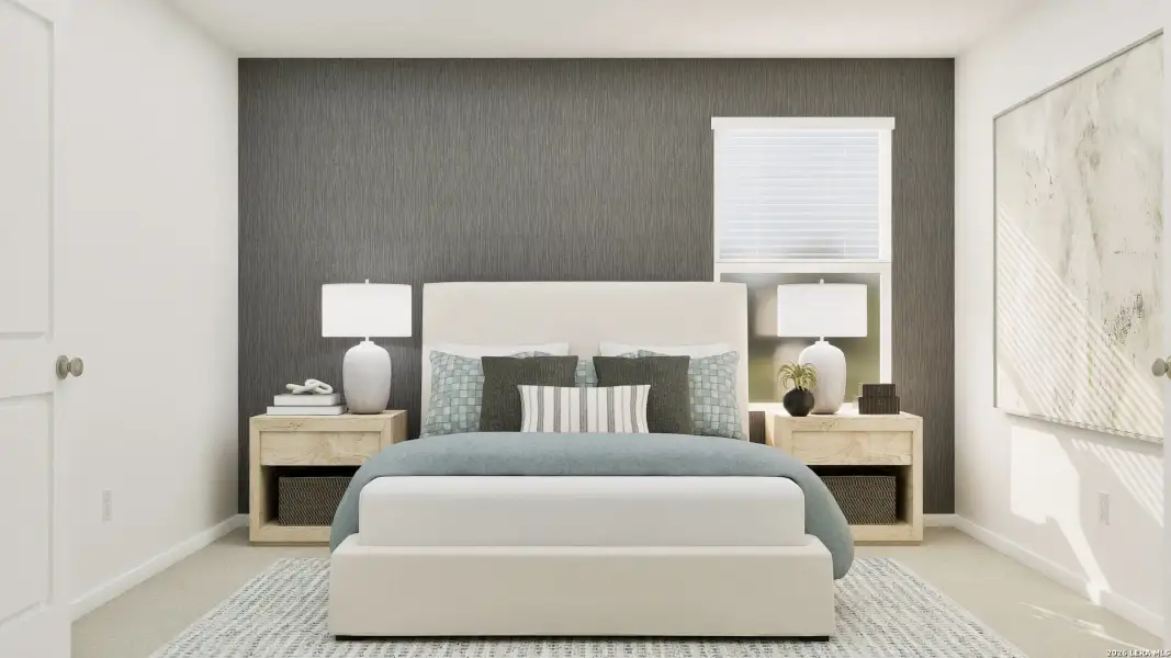 Furnished interior view inside a new home in Summerlin, San Antonio (Image 7).